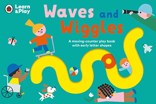 Book cover with children, a dog, and a yellow wavy path.