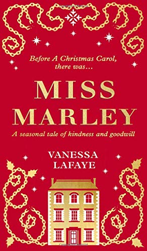 Book cover with red background, gold text, chains, and a house illustration.