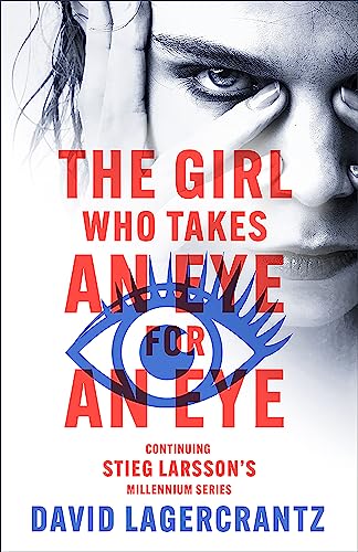 Book cover featuring a close-up of a woman’s face with a blue eye graphic.