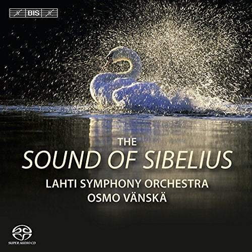 CD cover featuring a swan on water with text “The Sound of Sibelius”.