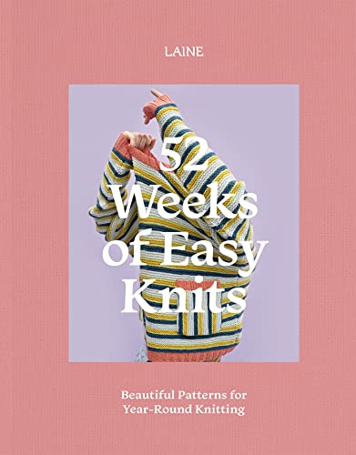 Book cover with a person wearing a colorful striped knitted sweater.