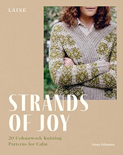 Book cover featuring a woman wearing a patterned, colourwork knitted sweater.