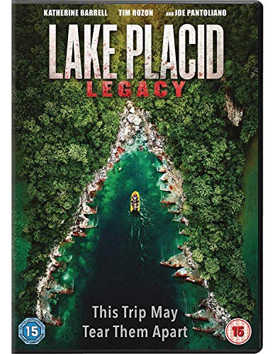 DVD cover for "Lake Placid - Legacy" featuring a lake and small boat.