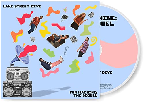 CD cover for Lake Street Dive’s “Fun Machine: The Sequel” with collage art.