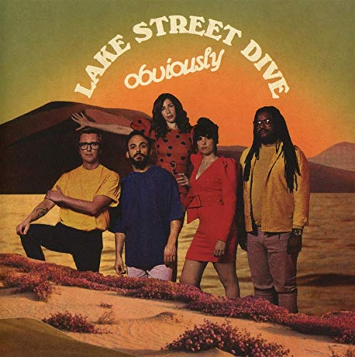 Lake Street Dive album cover featuring a band portrait in a desert landscape.