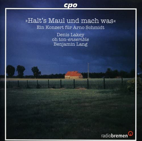 CD cover: rural landscape under a stormy, dark blue sky.