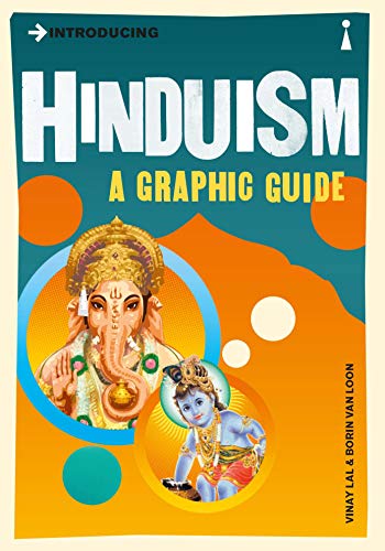 Book cover: "Introducing Hinduism," featuring Ganesha and Krishna imagery.