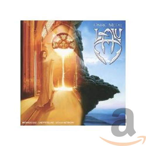CD cover for Lalu’s “Oniric Metal” featuring a gothic archway and figure.