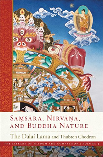 Book cover with colorful Tibetan Buddhist imagery and text.