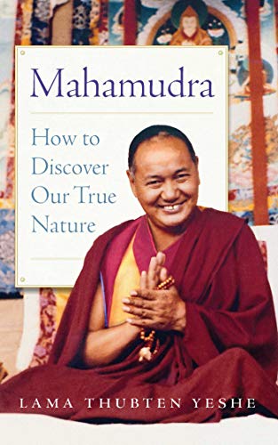 Book cover featuring Lama Thubten Yeshe with ornate Buddhist backdrop.