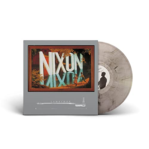 Lambchop’s “Nixon” vinyl record with clear and black marble effect.