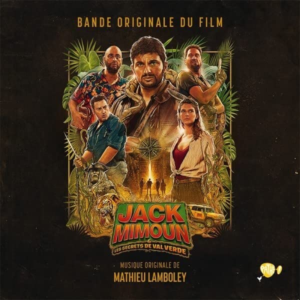 CD cover for “Jack Mimoun,” featuring adventurers in a jungle setting.