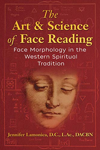 Book cover with a portrait and text: "The Art & Science of Face Reading.