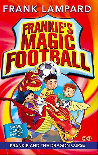 Book cover: children, a dragon, and a soccer ball with bright colors.
