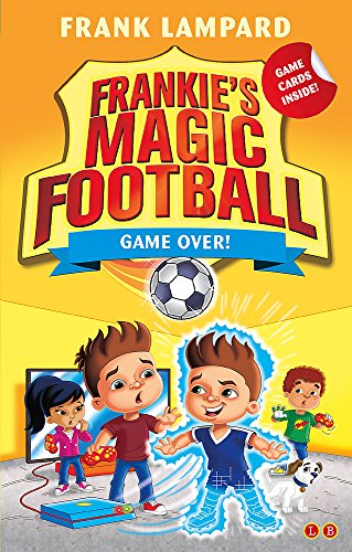Book cover: "Frankie's Magic Football" with children and a soccer ball.