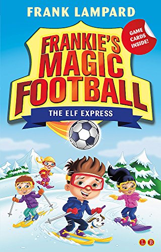 Book cover featuring children skiing with a flying soccer ball.