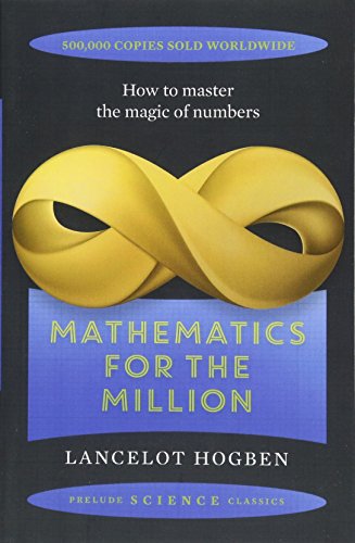 Book cover: "Mathematics for the Million" with a golden infinity symbol.