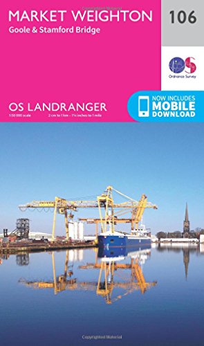 OS Landranger map cover: Market Weighton, Goole & Stamford Bridge area.