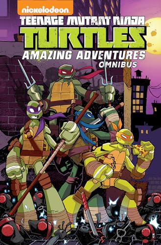 Teenage Mutant Ninja Turtles cover featuring the four turtles with weapons.