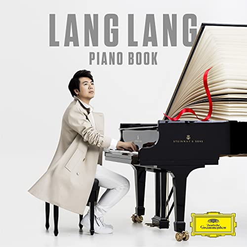 Lang Lang at a Steinway piano, album cover for "Piano Book.