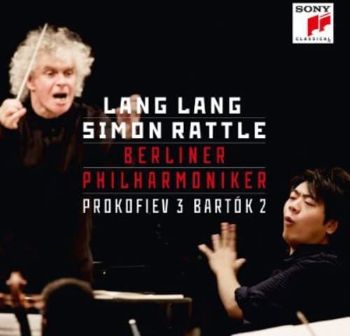 CD cover featuring Lang Lang, Simon Rattle, and the Berliner Philharmoniker.