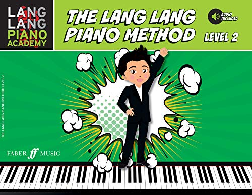 Piano method book cover with cartoon boy and keyboard illustration.