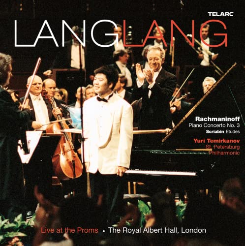 Vinyl album cover featuring Lang Lang at a piano with an orchestra.