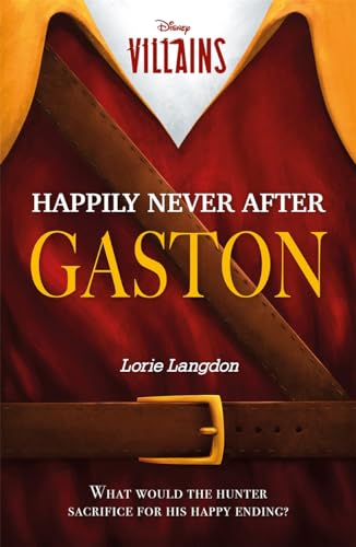 Book cover featuring Gaston from Disney’s *Beauty and the Beast* in red and gold.