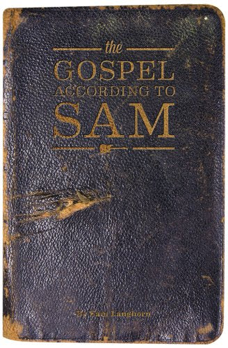 Worn, dark blue vinyl record cover titled “The Gospel According to Sam.”