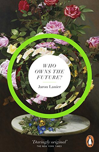 Book cover with floral painting and text: "Who Owns The Future?