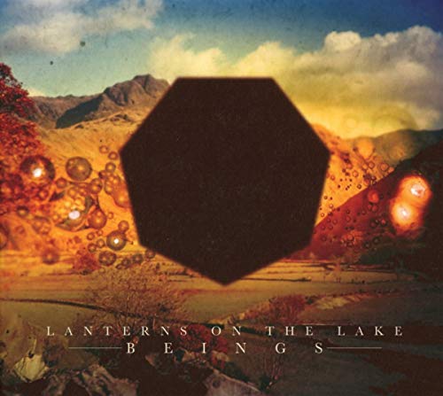CD cover for "Beings" by Lanterns On The Lake, landscape with dark octagon.