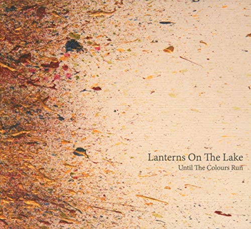 CD cover with paint splatters on a textured beige background and band title text.
