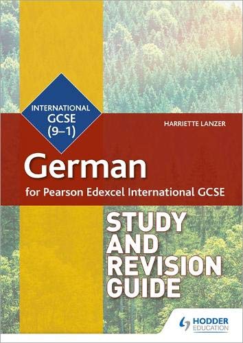 German language study guide for Pearson Edexcel International GCSE, red and yellow cover.