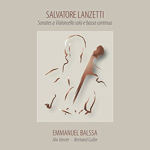 Lanzetti / Balssa / Verzier - Lanzetti: Sonates a Violoncello solo e Basso continuo [CD]