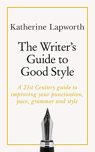 Book cover: "The Writer's Guide to Good Style" with a fountain pen image.