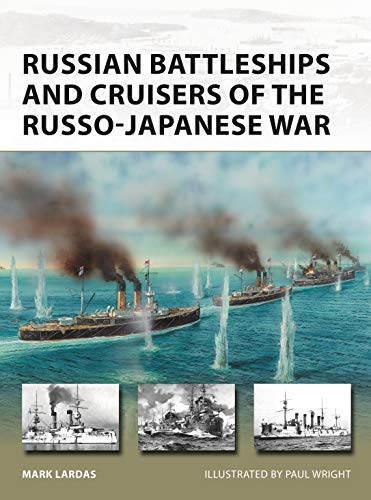 Book cover depicting Russian battleships at sea during the Russo-Japanese War.