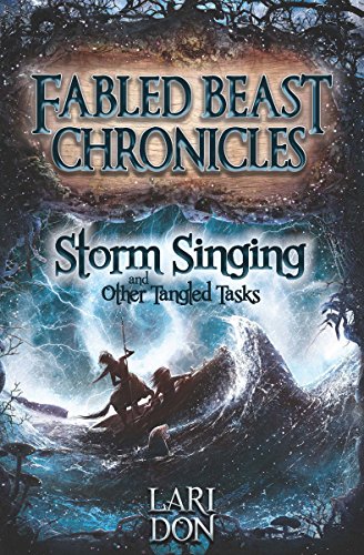 Book cover: stormy seascape with two figures in a small boat.