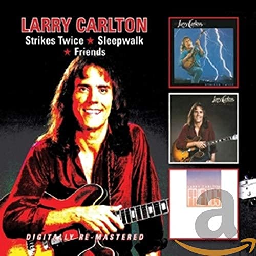 CD cover featuring guitarist Larry Carlton and album artwork details.