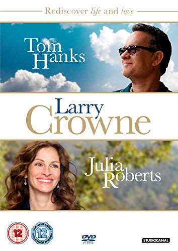 DVD cover for "Larry Crowne" featuring Tom Hanks and Julia Roberts.