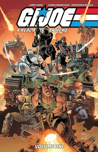 G.I. Joe comic book cover featuring action poses and military vehicles.