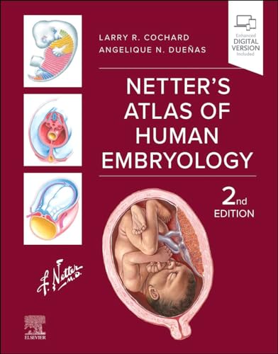 Cover of "Netter's Atlas of Human Embryology," 2nd edition, with fetal images.