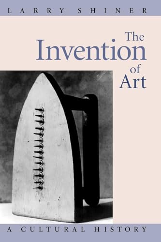 Book cover: "The Invention of Art" with an iron image.