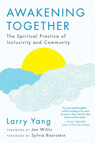 Book cover: "AWAKENING TOGETHER" with yellow sun and blue clouds illustration.