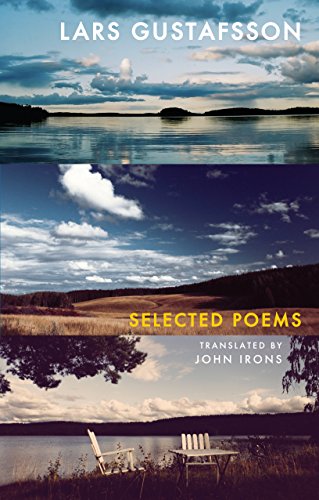 Book cover: “Selected Poems” by Lars Gustafsson, with landscape imagery.