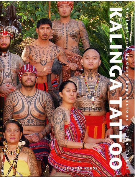 Book cover featuring portraits of people with traditional Kalinga tattoos.