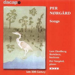 CD cover for Per Nørgård’s “Songs” featuring a bird and trees.