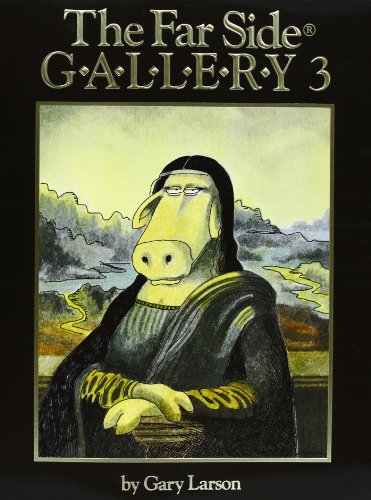 Book cover: Mona Lisa reimagined with a cow’s head, by Gary Larson.