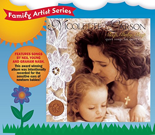 CD cover: woman and child with lace, text “Sleep Baby Sleep”.