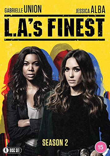 “LA’s Finest” Season 2 DVD cover featuring Gabrielle Union and Jessica Alba.