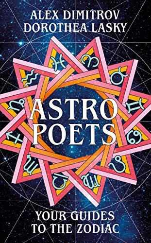 Book cover with zodiac symbols in a colorful, geometric star design.